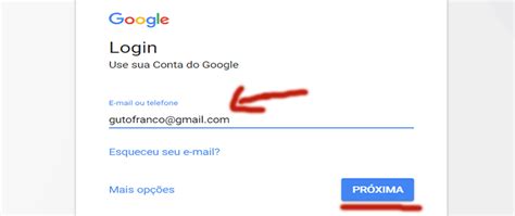 entrar em minha conta.
